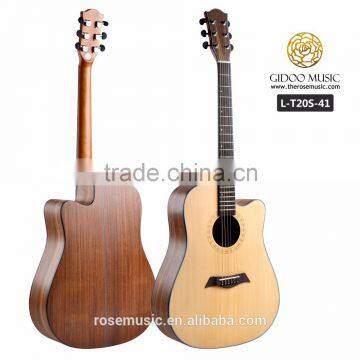 41"acoustic solid spruce guitar manufacturer made in china Deviser T20S41