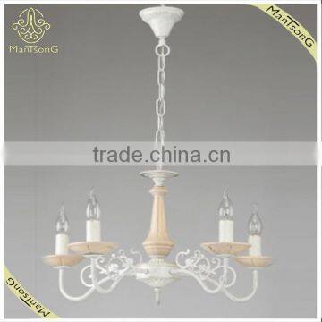 2016 Simple Design Begie Color Chandelier Lamp, Wood Lighting