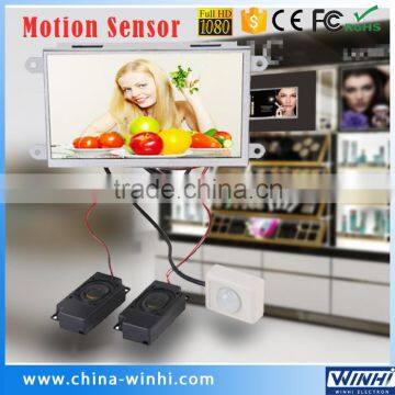 7 Inch Mini Shelf Lcd Display With Pir Motion Sensor Open Frame Monitor Marketing Advertising Machine photo-2