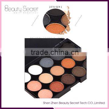 Wholesale new design 15 colors Multi-functional Eyeshadow Palettes eyeshadow pans