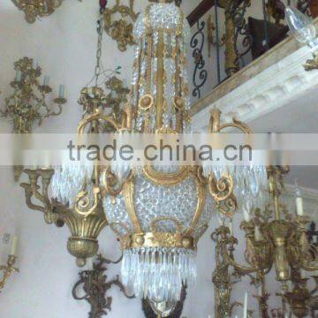 antique crystal chandelier