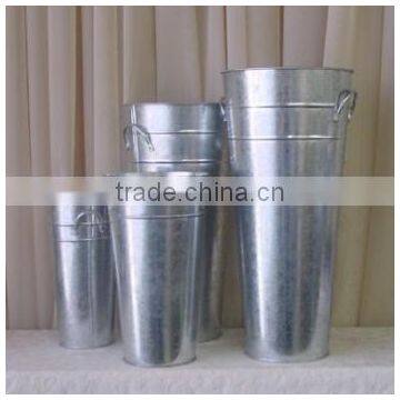 Galvanized Flower Bucket