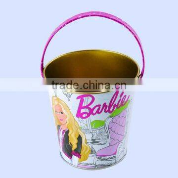 Metal Material and Gift and promotional packaging Use tin bucket