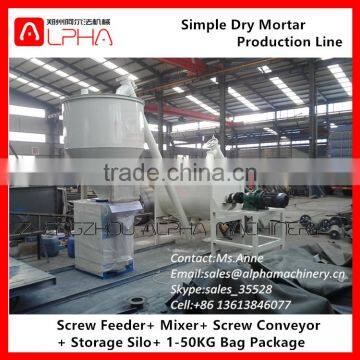 Factory Price Dry Mortar Powder Mixing Production Machine