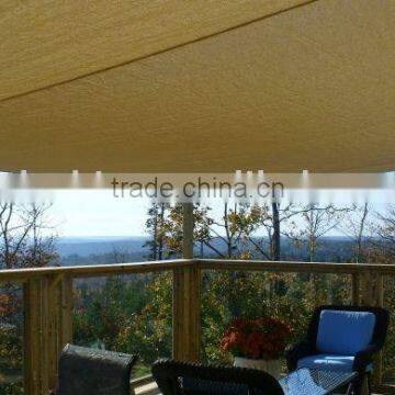 HDPE UV resistant shade sail for balcony