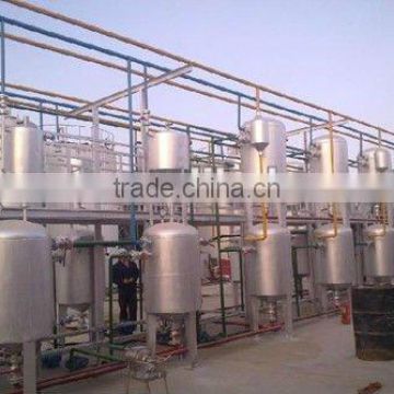 Waste oil recycling/refining machine