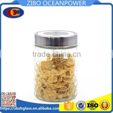 airtight glass canister plastic lid