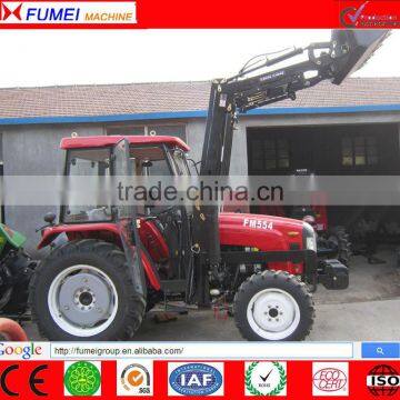 High quality 55hp tractor with front end loader and backhoe