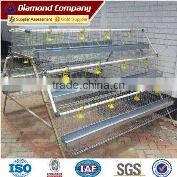 Semi automatic A type 3tiers Africa Farm Layer Chicken Cage