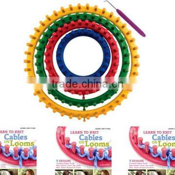 2015 Popular Plastic Round Hand Knitting Loom Set photo-3