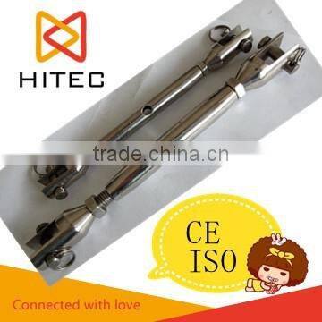 CE and ISO certificate stainless steel AISI 316 close body turnbuckle jaw & jaw terminal rigging screw for construction
