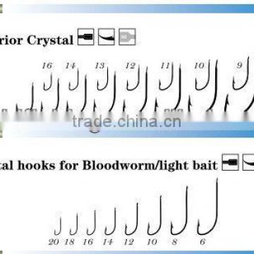 Superior crystal wholesale high quality cheap hooks fishing