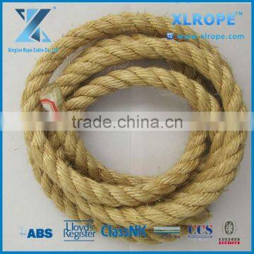 3 strand twisted 100% natural sisal rope price