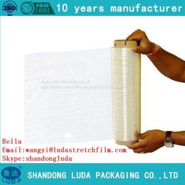 Factory direct sale transparent LLDPE cast stretch wrap film