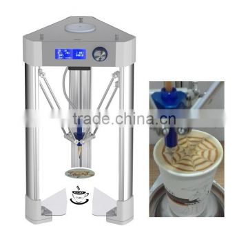 100*100*8mm Build Size Professional Coffee Latte Art 3D Printer for Coffee on Sale