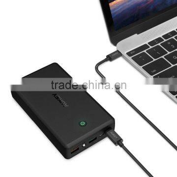 AUKEY Power Bank 30000mAh Portable Charger With Quick Charge 3.0 & USB C Port for Apple MacBook, IPhone, IPad, Samsung and More photo-3
