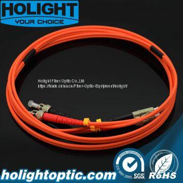 Fiber Patch Cord LC to St Duplex mm Om1 or Om2 Orange photo-5