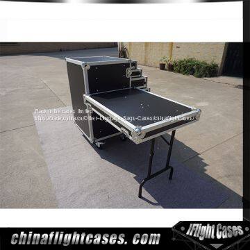 4 Drawers Aluminum Flight Case Carrying one table stand