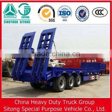Multi Axle Hydraulic Low Bed Trailer for Carrying Crane/excavator/tractor photo-2
