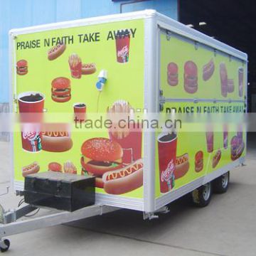 Mobile kitchen dining trailer/Mobile Dining Trailers/Dining car trailer/semi-trailer/