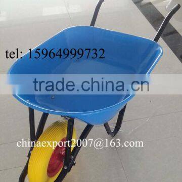 Strong Garden Wheel Barrow with PU Tyre ,72L Tray