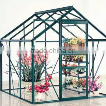 Aluminum walk-in greenhouse