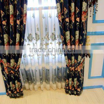 Luxury Medusa Style Polyester New Fancy Curtain With Embroidery/Luxury Sheer Hotel And Decor Home Curtains photo-3