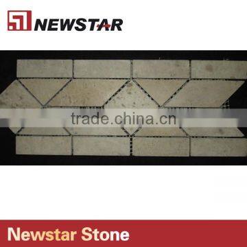 Newstar Tumbled Rock Natural Stone Travertine Tile Backsplash Mosaic photo-5