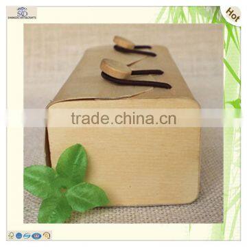 Decorative Soft Wood Birch Bark Toy Storage Box photo-6