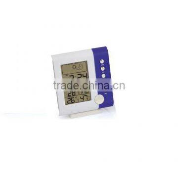 Hot Promotional Plastic Table Clock With Temperature and Humidity for Indoor and Outdoor Use photo-3