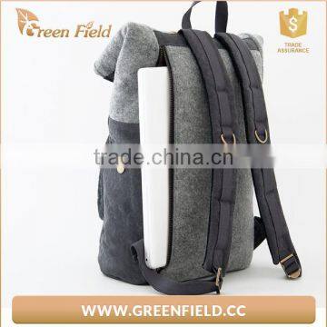 Felt Backpak Folded Felt Laptop Backpack photo-3