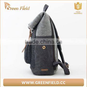 Felt Laptop Backpack Men's Felt Laptop Backpack