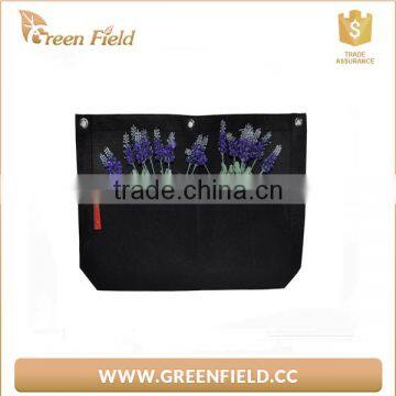 Black Color Felt Planter Wall Hanging Bags photo-4