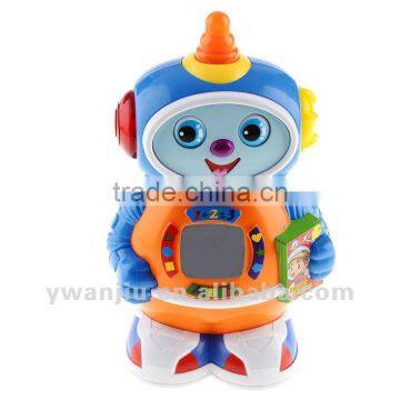 Supply fashion plastic intelligence toys robots small order