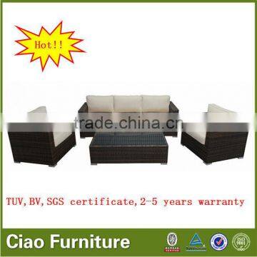 Unique Sectional Sofa Furniture Plastic Rattan Outdoor Furniture photo-3