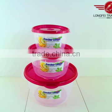 Popular and durable plastic container with lid