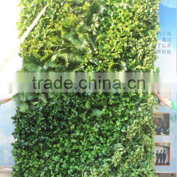 Hot sale eco-friendly PE indoor artificial green wall for landscaping decoration