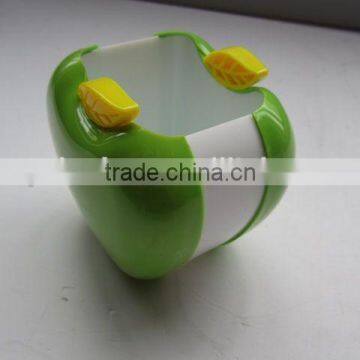 Colorful Apple-shaped Plastic Stationery STORAGE BUSKET/Multifunctional Pen Holder photo-3