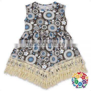 Little Girls Wedding Brown Halter Dresses Flower Western Dresses Women Summer photo-5