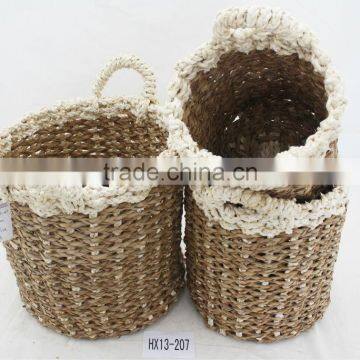 Handmade woven basket