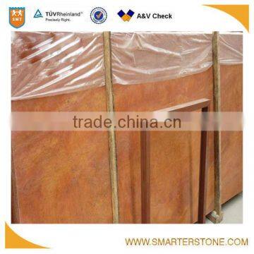 Red travertine slabs/tiles for indoor/outdoor decoration