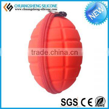 Bomb Shaped Silicone Smart Wallet, Silicone Coin Purse, Kids Money Bag