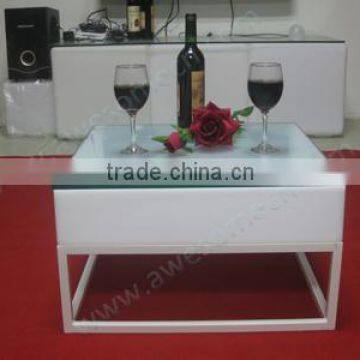 Stainless Steel Frame Led Illuminated Coffee Table Wholesale photo-2