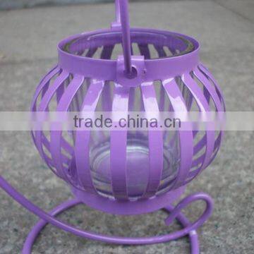 Modern 2017 Metal Gifts & Decor Molded Iron Lantern Candle Holder