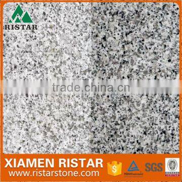 Flamed and polished granite floor tiles G640 white gray granite