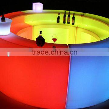 modern popular LED drink bar counter with IR remote control