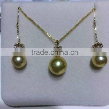 gold new design Freshwater Pearl jewelry