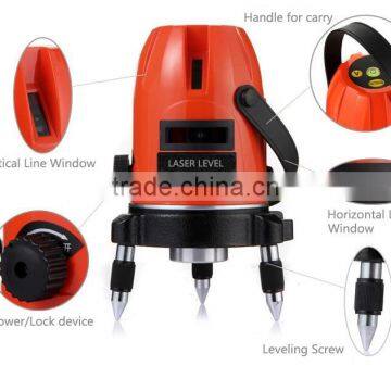 Laser Level (4V1H) Infrared Rotary Cross Line With Detectors Horizontal and Vertical Laser photo-2