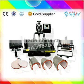 Flatbed textile heat press machine