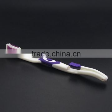 cheap wholesale adult tooth brush double headed toothbrush tongue cleaner